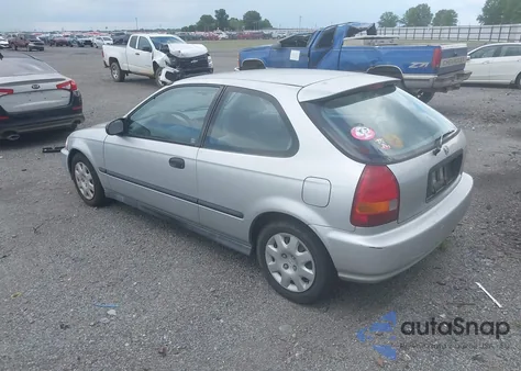 1998 Honda Civic Dx из США, поврежденный, VIN 2HGEJ6447WH101271